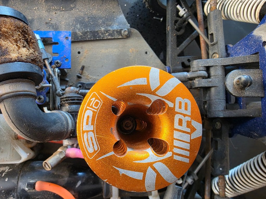 Moteur nitro kyosho inferno 1/8, Hobby en Vrije tijd, Ophalen, Gebruikt, Onderdeel, Nitro