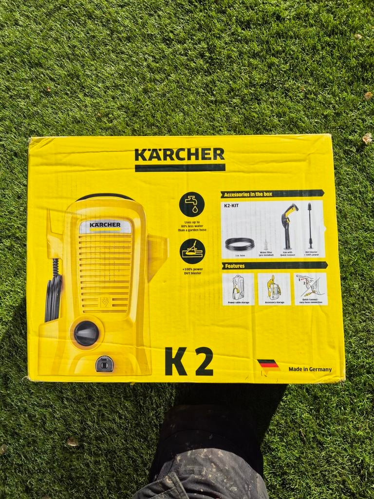Karcher k2 nieuw ongebruikt compleet, Tuin en Terras, Hogedrukreinigers, Ophalen