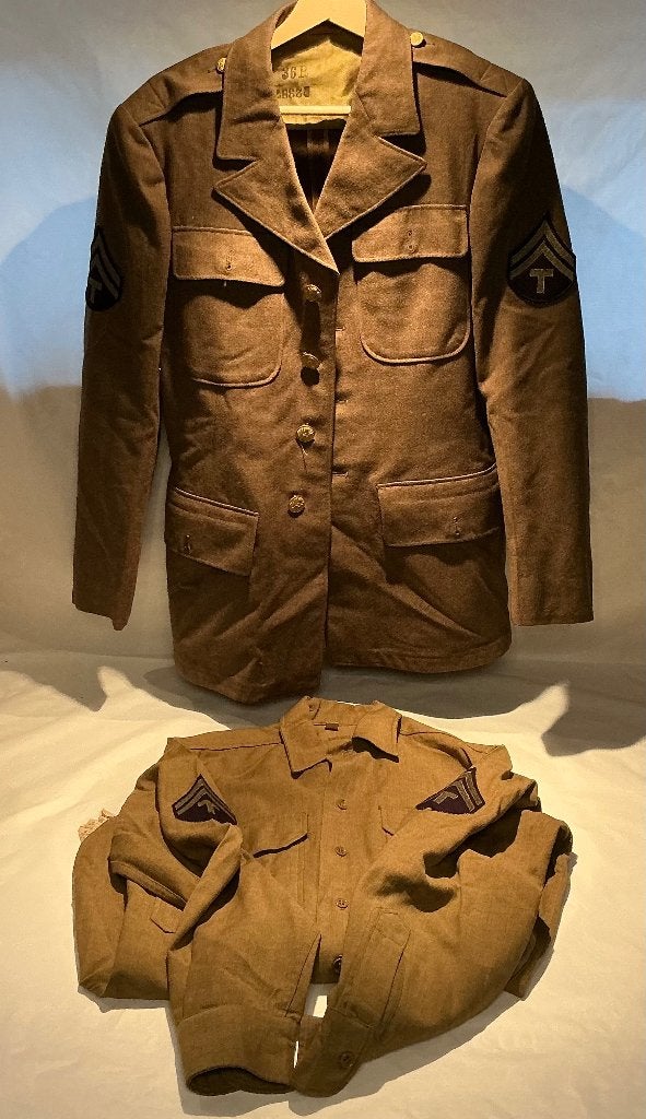 US WWII WO2 Jacket en shirt jas en hemd armored army, Verzamelen, Ophalen of Verzenden