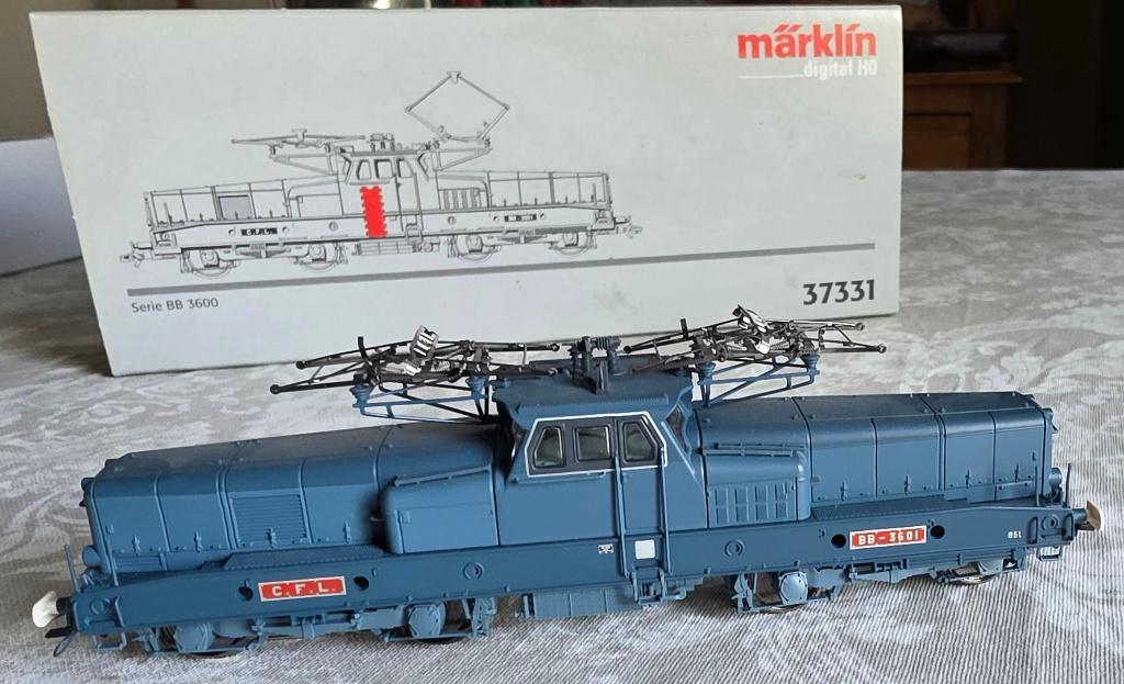 3445. CFL H0 Märklin BB 3600 elektrische Locomotief., Ophalen of Verzenden, Zo goed als nieuw, Locomotief, Märklin