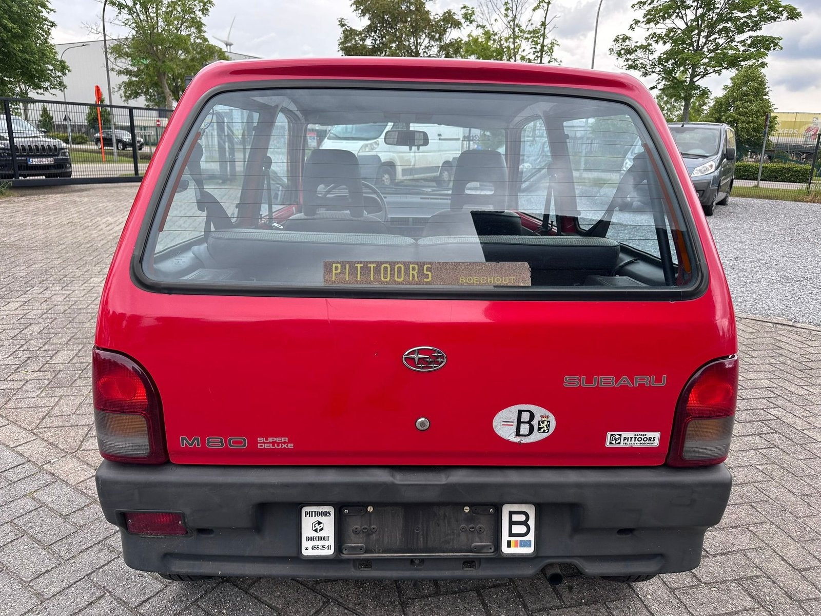 Subaru mini jumbo 1991., Autos, Rouge, Achat, Mini-jumbo, Beige