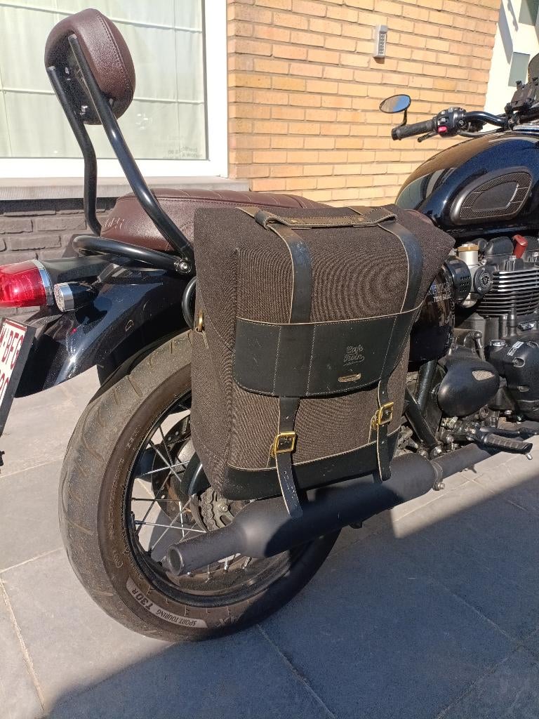 Zadeltassen Twin Cafe/ Tripmachine, Motoren, Accessoires | Koffers en Tassen, Zo goed als nieuw, Ophalen