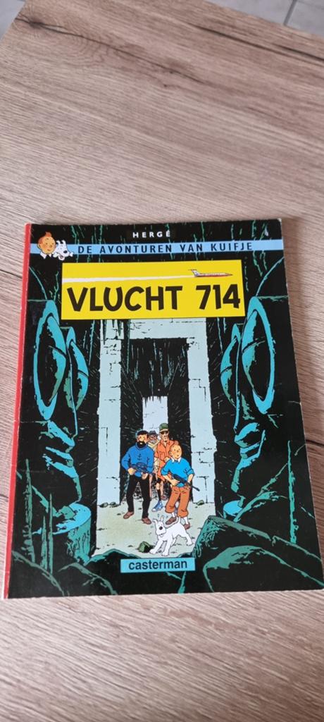 Strip Kuifje - Vlucht 714, Boeken, Eén stripboek, Ophalen of Verzenden, Zo goed als nieuw, Hergé (George Rémi)