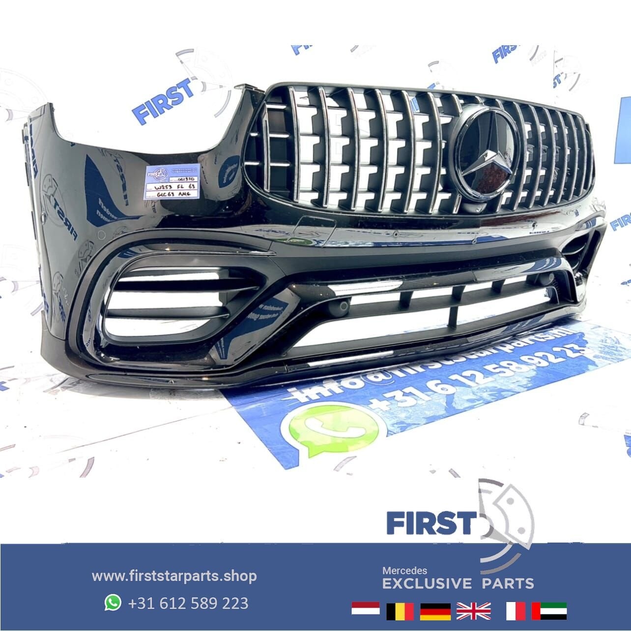 W253 FACELIFT GLC63 AMG VOORBUMPER Mercedes GLC 63 KLASSE BU, Utilisé, -, Avant, -