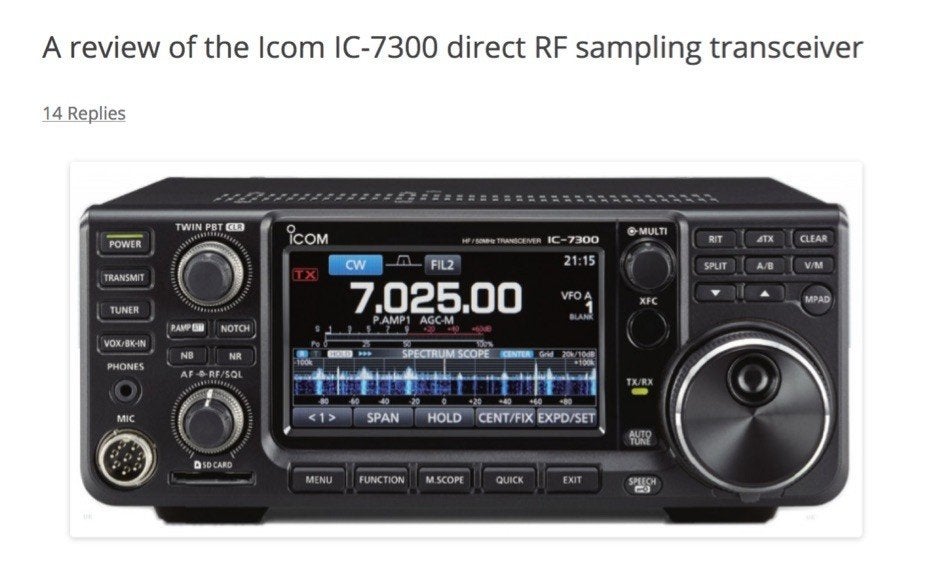 IC-7300 état neuf, Télécoms, Émetteurs & Récepteurs, Enlèvement, Neuf, Émetteur et Récepteur