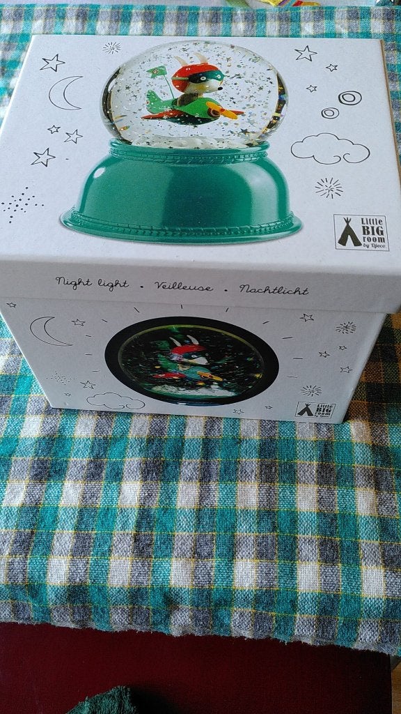Nachtlampje met sneeuwbol, Kinderen en Baby's, Ophalen of Verzenden, Nieuw