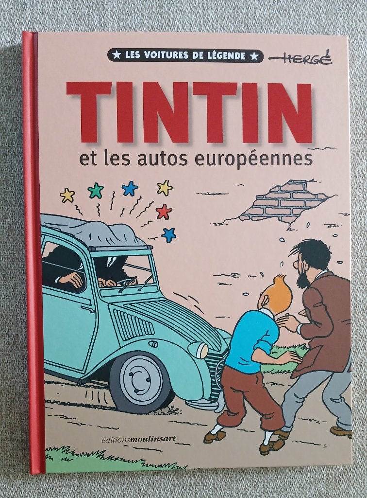 BD Tintin et les autos européennes - Les voitures de légende, Une BD, Enlèvement ou Envoi, Neuf