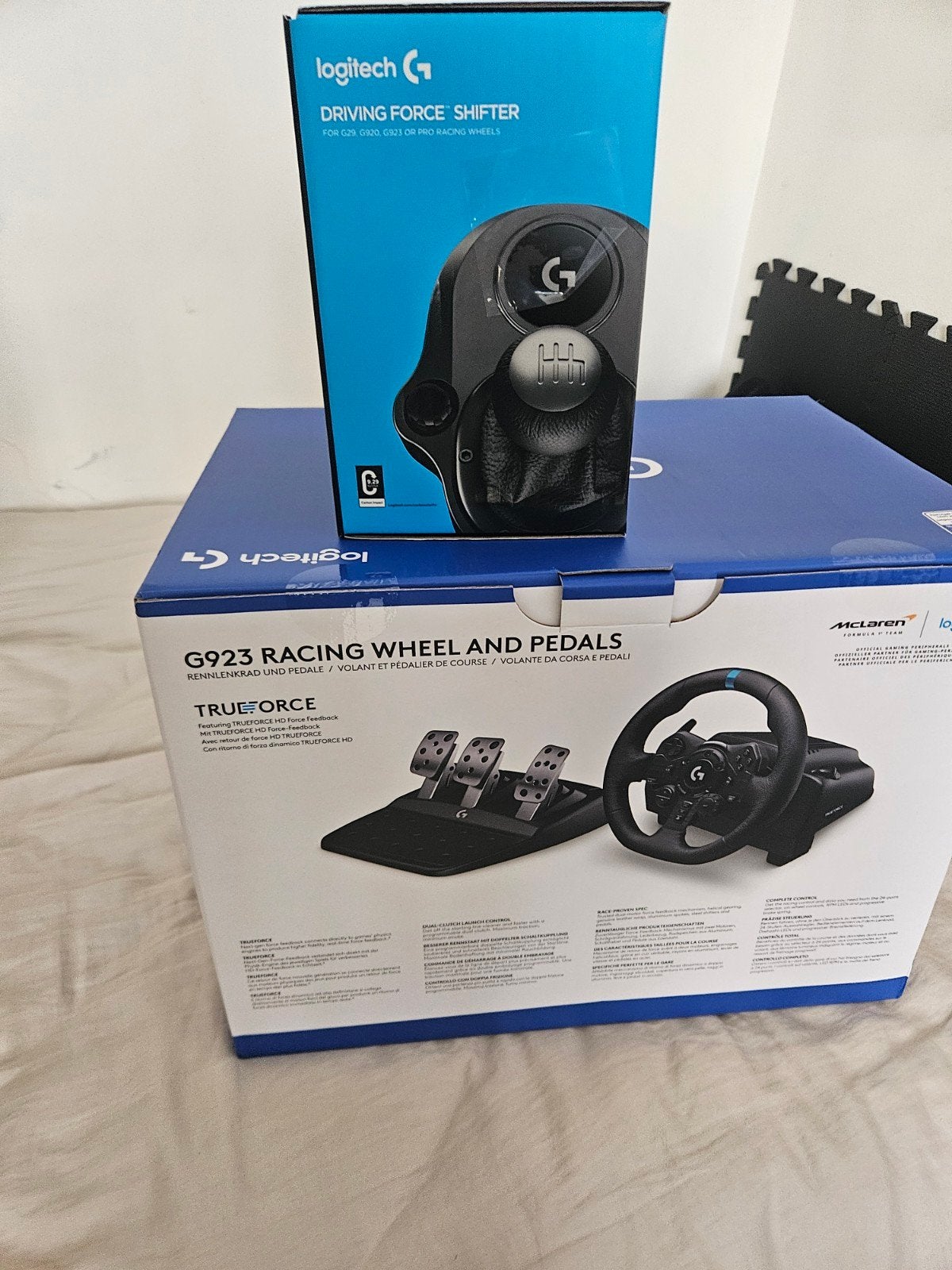 Logitech g923 + levier de vitesse neuf, Enlèvement ou Envoi