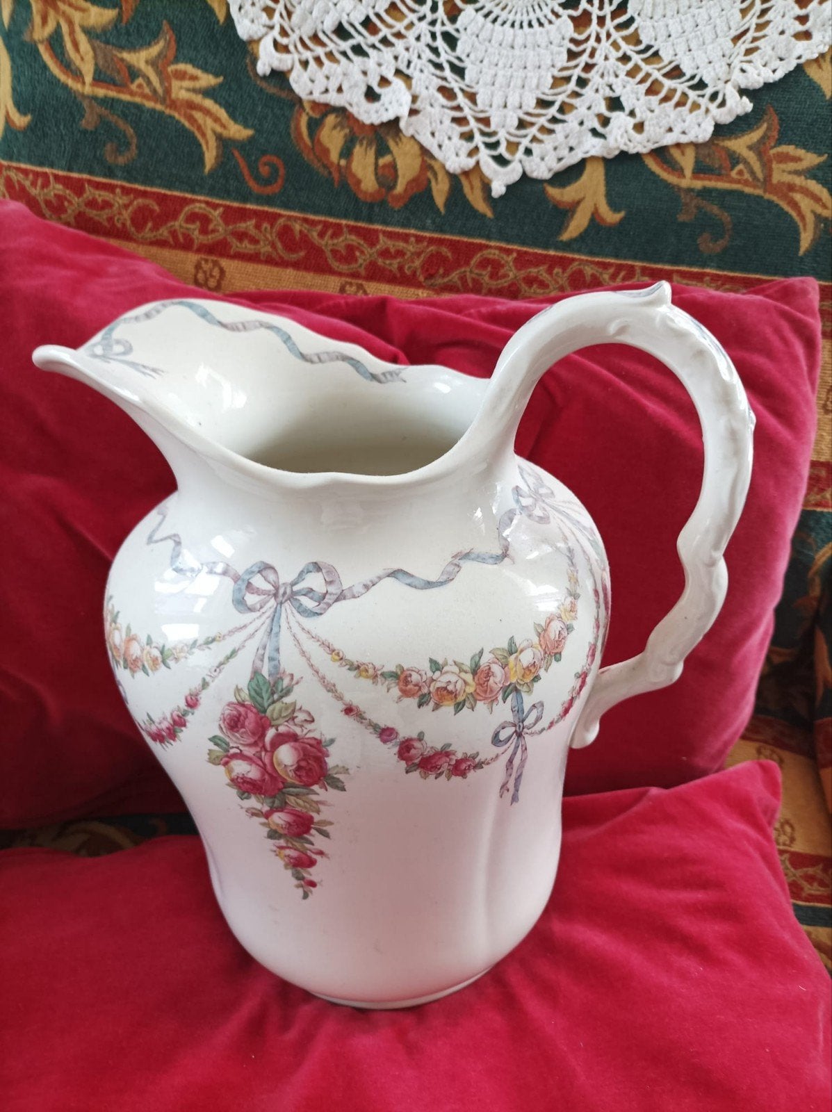Broc toilette faience ou porcelaine ancien, Antiquités & Art, Enlèvement