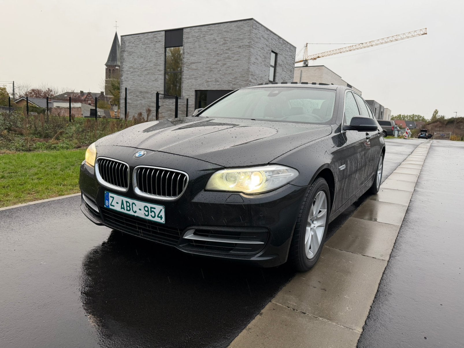 BMW 520d Xdrive 2015, Cuir, Euro 6, Noir, Automatique