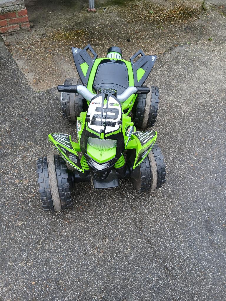 Kinder quad, Ophalen, Gebruikt