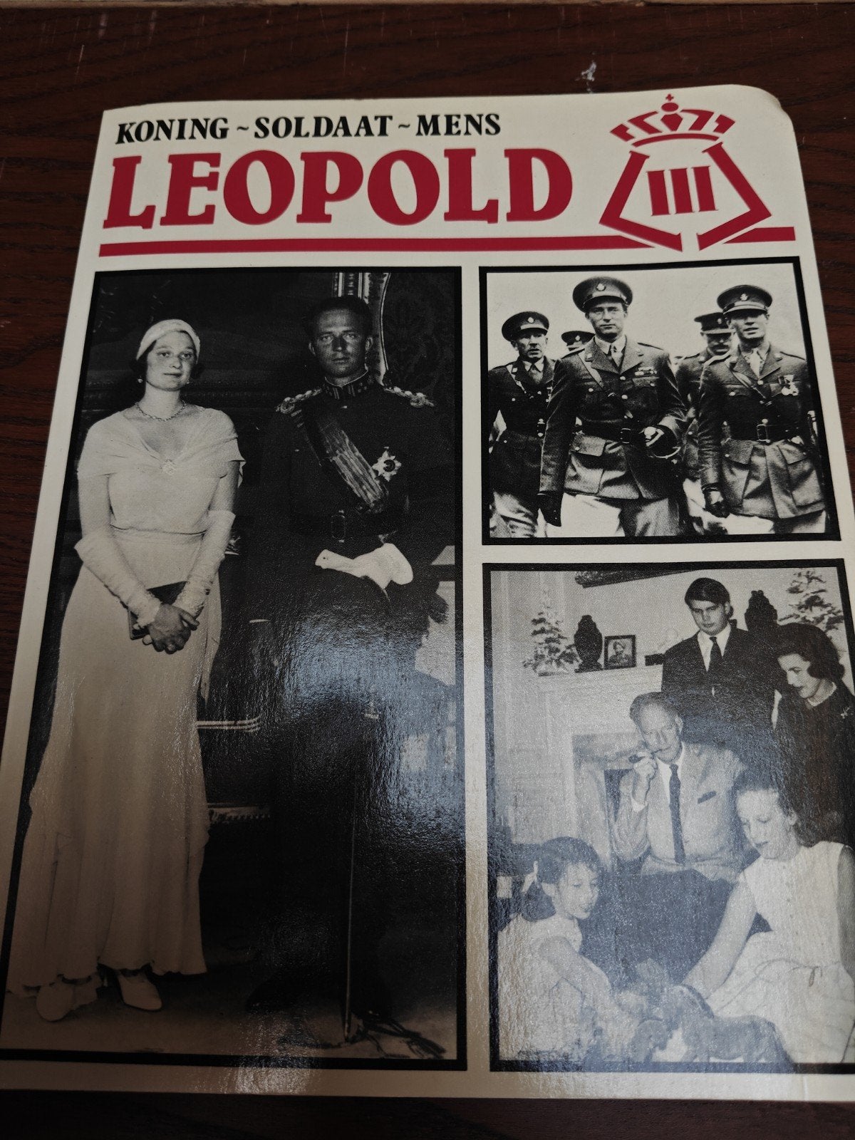LEOPOLD III: KONING - SOLDAAT - MENS, Enlèvement, 20e siècle ou après, Comme neuf