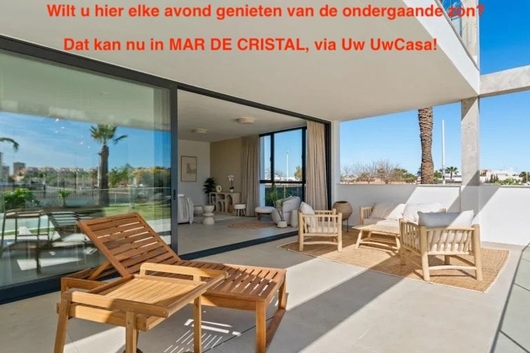 Uw eigen Penthouse aan zee in MAR DE CRISTAL met veel meer, Immo, Buitenland, Dorp, Spanje, Mar De Cristal, 3 kamers