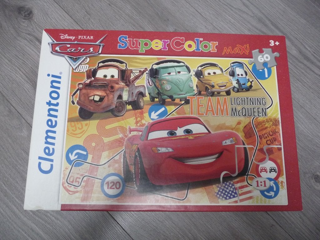 Puzzel van Cars 60 stuks Nieuw, Ophalen of Verzenden, Meer dan 50 stukjes, Nieuw, 2 tot 4 jaar