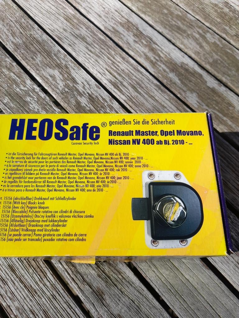 Heo Safe slot Renault Master, Opel Movano, Nissan NV400, Ophalen of Verzenden