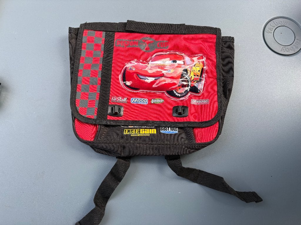 Sac à dos Cars - Sac d'école pour enfant, Enlèvement ou Envoi, Porte-documents ou Cartable, Moins de 30 cm, Rouge