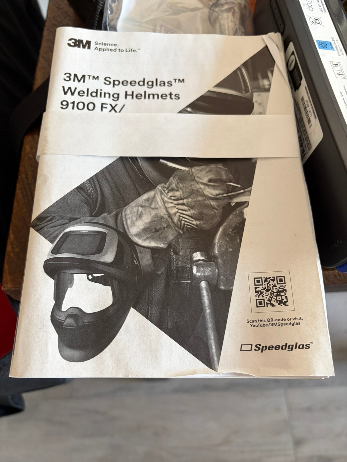 Complete speedglas 9100FX welding helmet incl. Adflo unit, Enlèvement, Comme neuf