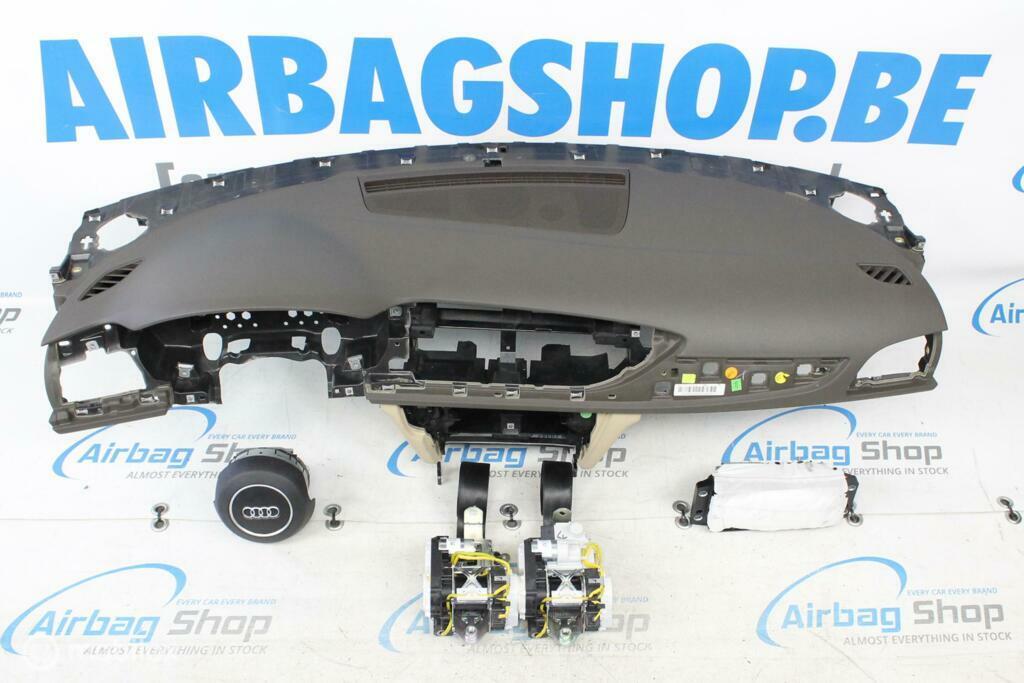 Airbag kit Tableau de bord brun beige Audi A6 4G (2011-2018), Enlèvement ou Envoi, Utilisé
