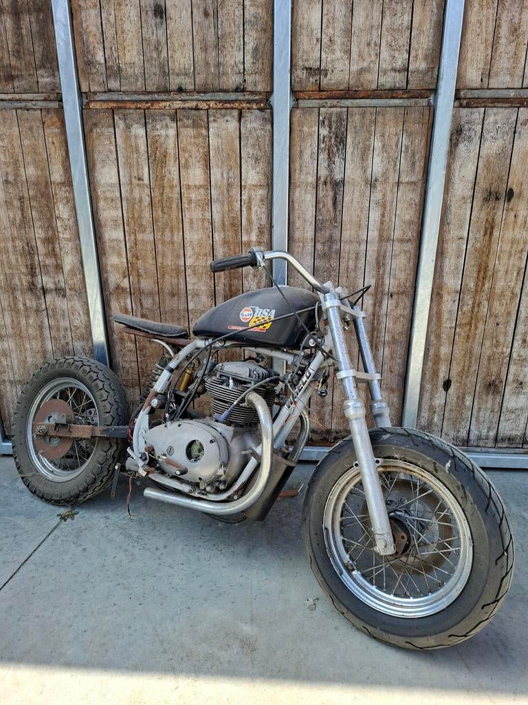 BSA A65 project, 2 cilinders, Chopper