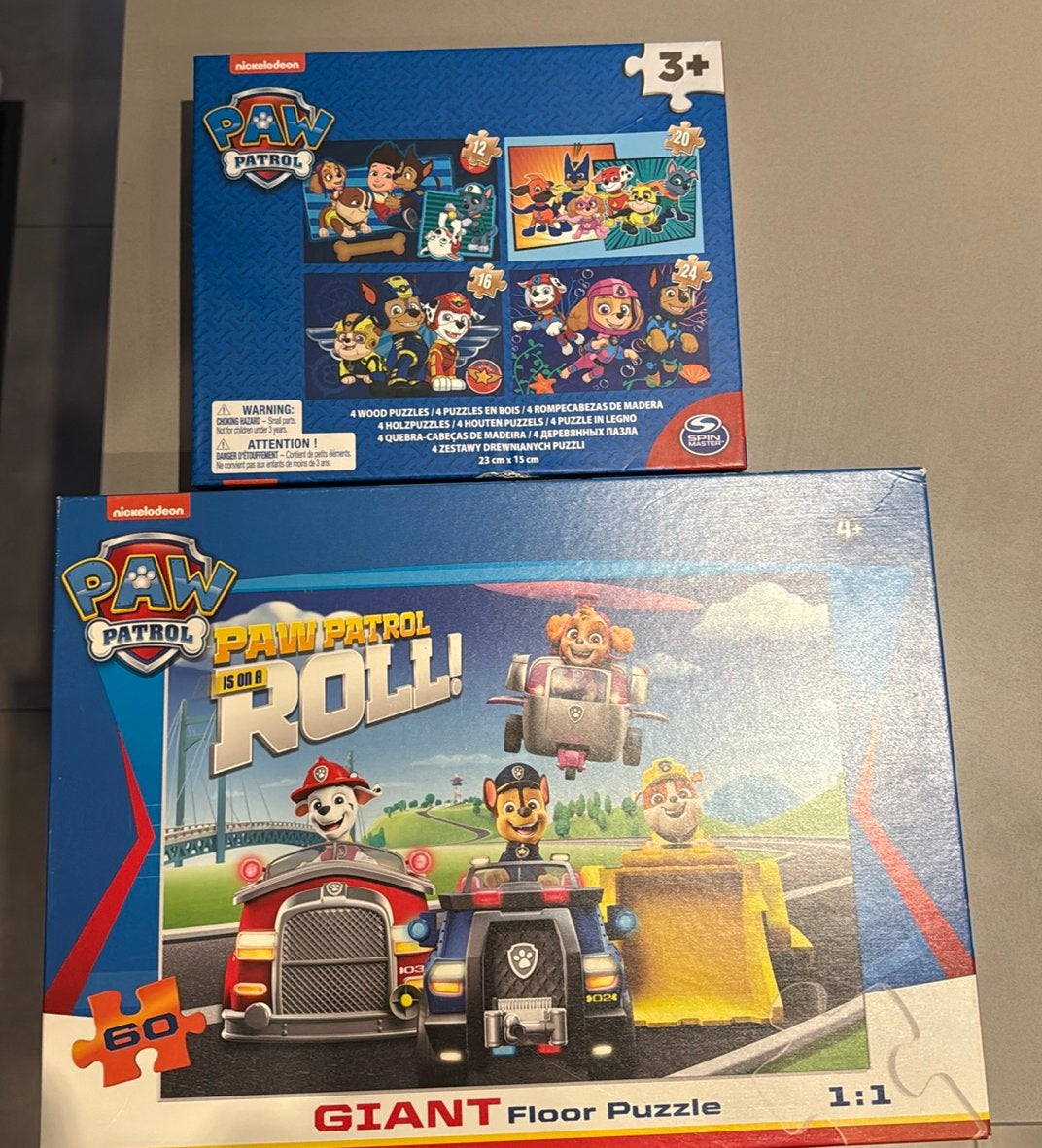 Paw patrol puzzels, Kinderen en Baby's, Speelgoed | Kinderpuzzels, Ophalen, Gebruikt