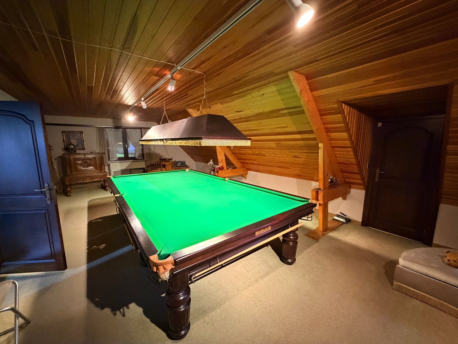 Snooker 12,6 voet met alle toebehoren, Enlèvement, Utilisé, Table de snooker
