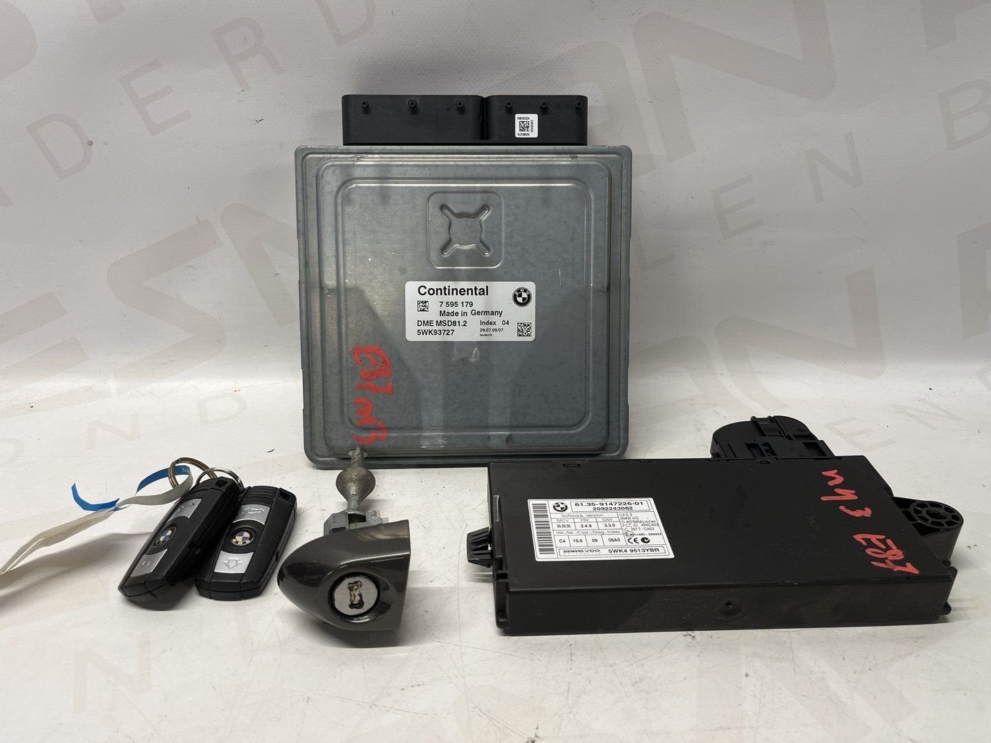 Computer motormanagement set N43B20A BMW 7595179, -, Utilisé, -, -