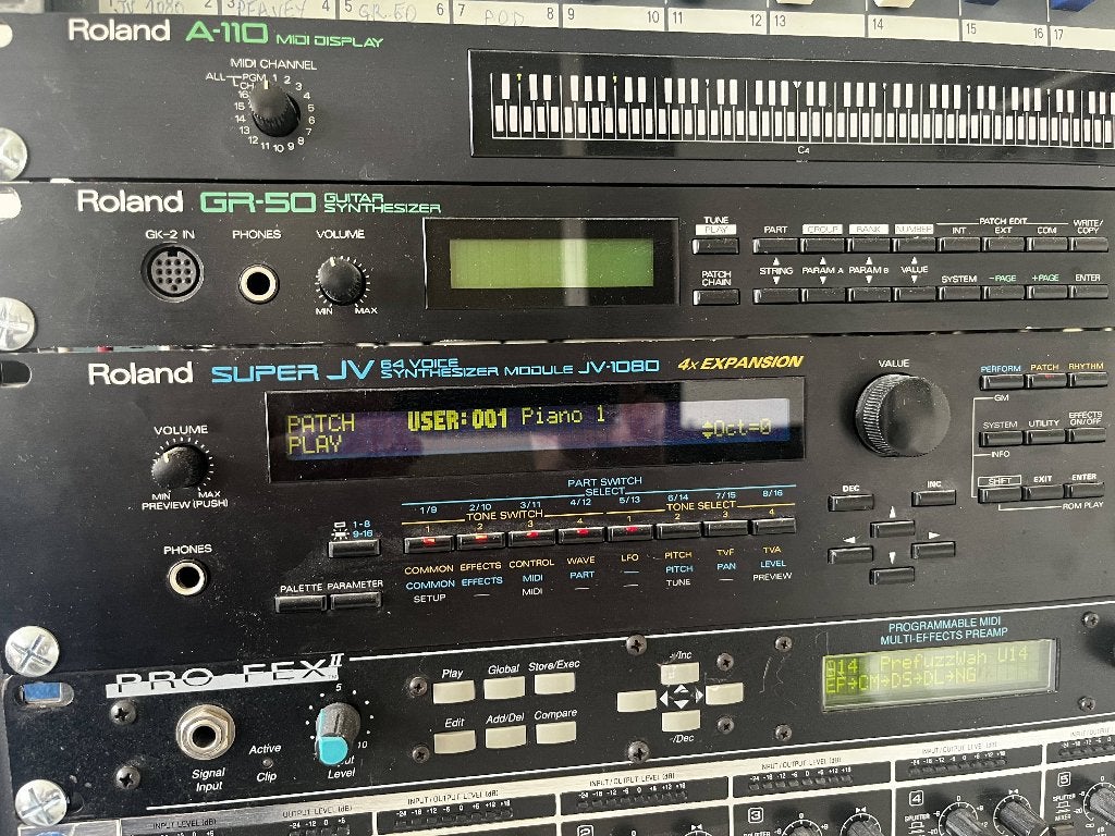 Vintage Synthesizer ROLAND SUPER JV-1080, Muziek en Instrumenten, Ophalen, Gebruikt, Roland