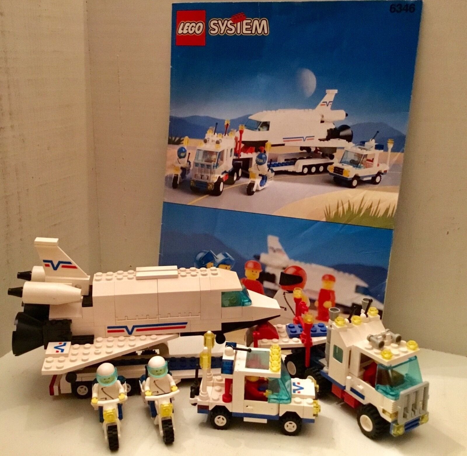 Ensemble complet Lego 6346 Space Shuttle Launching Crew 1992, Lego, Enlèvement ou Envoi, Lego, Ensemble complet