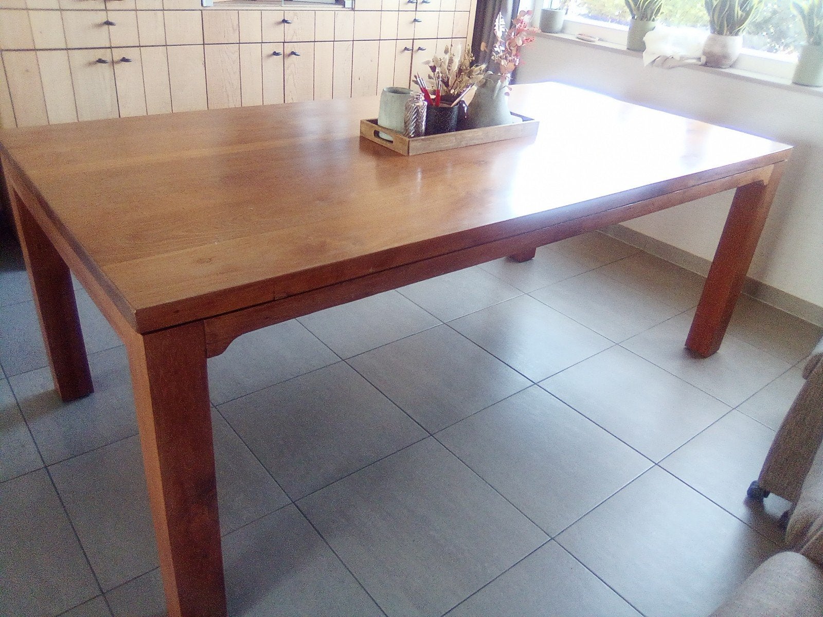 eetkamertafel teak, Huis en Inrichting, Ophalen