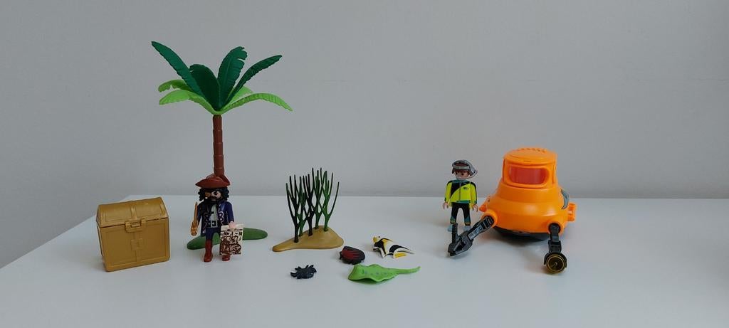 Playmobil piraat en duiker met toebehoren, Kinderen en Baby's, Speelgoed | Playmobil, Ophalen