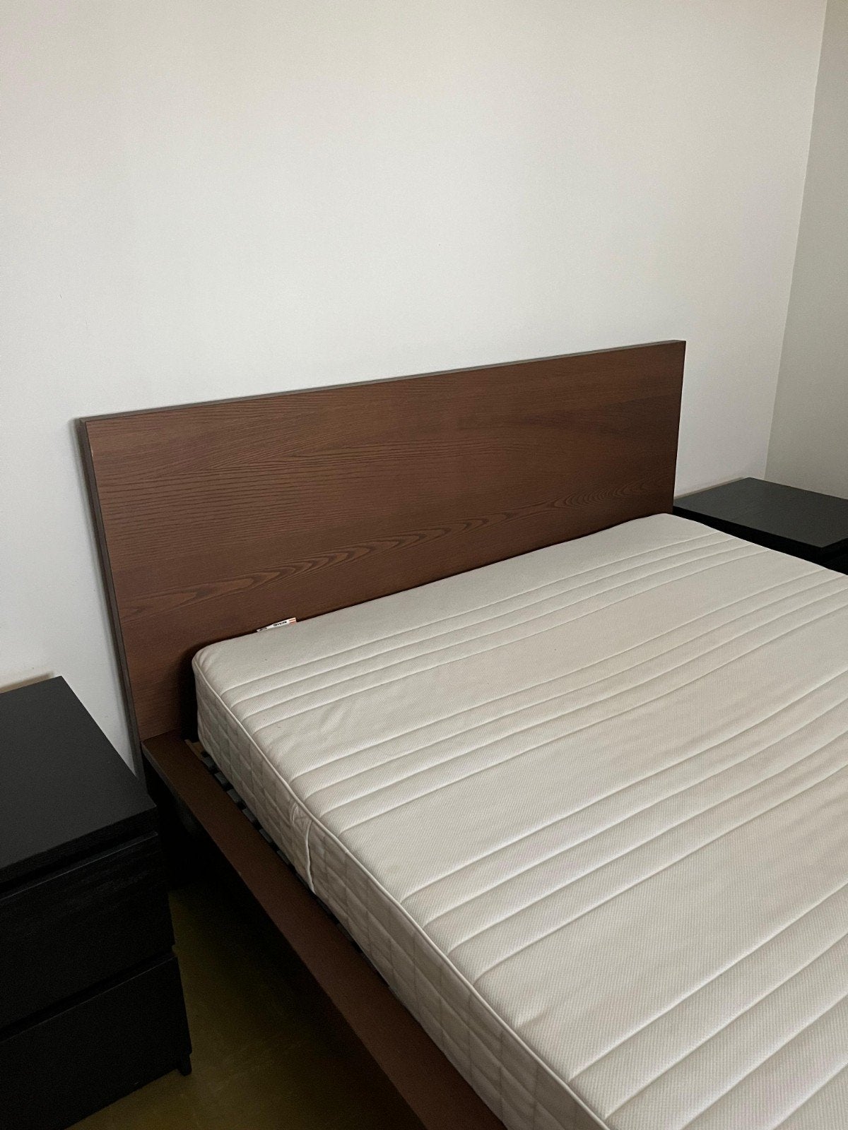 Bed frame te koop Ikea Malm, Ophalen, Bruin, Tweepersoons, 140 cm