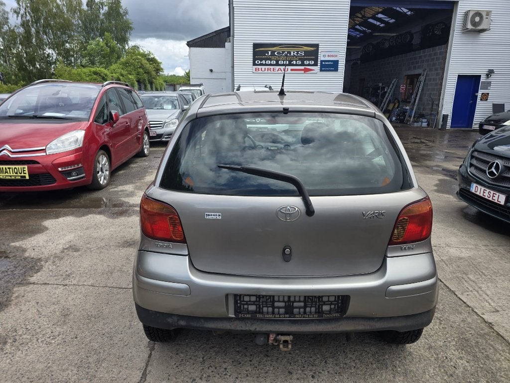 Toyota yaris 1000cc essence 2005 204000km ve clim GARANTIE, Auto's, Voorwielaandrijving, Stof, Zwart, 48 kW