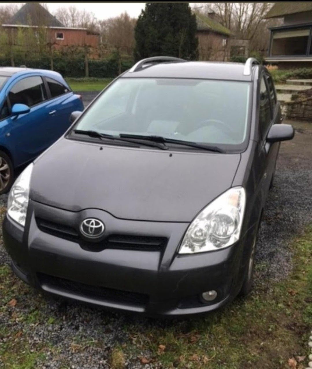 Toyota Corolla Verso 2.200 Diesel, Auto's, Voorwielaandrijving, Zwart, 4 cilinders, Corolla
