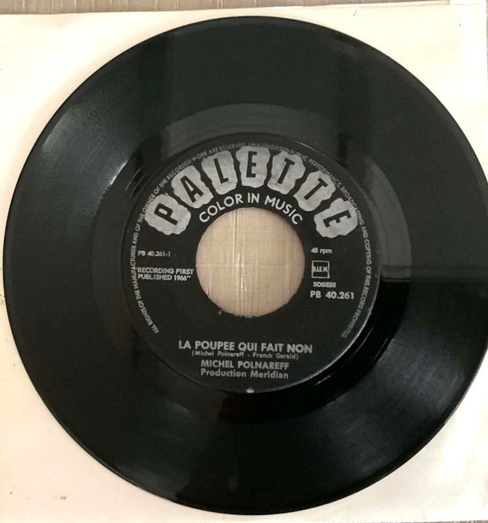 Michel Polnareff "La Poupée Qui Fait Non", CD & DVD, Pressage original, Enlèvement ou Envoi, 7 inch, Autres genres