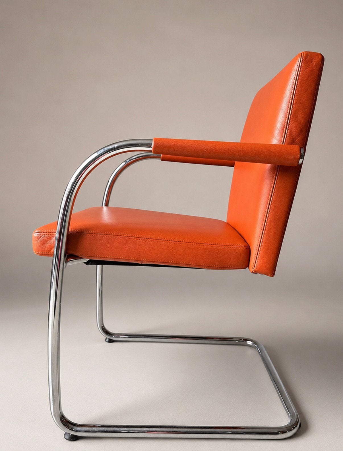 8 Vitra VisaSoft – Antonio Citterio - Cognac Leather, Antiek en Kunst, Ophalen