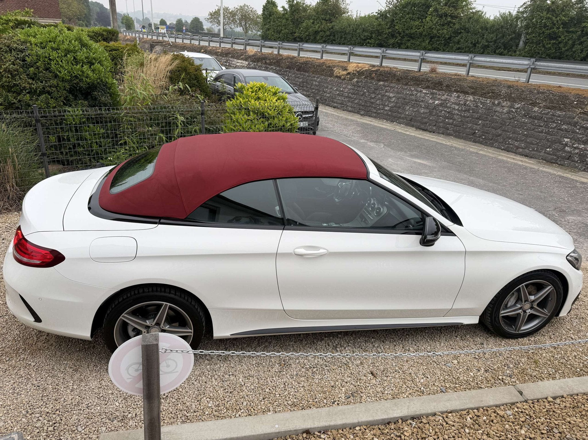 Mercedes-Benz C-Klasse 180 Cabriolet AMG ,BURMEISTERAUT AIRC, Autos, Cuir, Achat, Euro 6, Noir