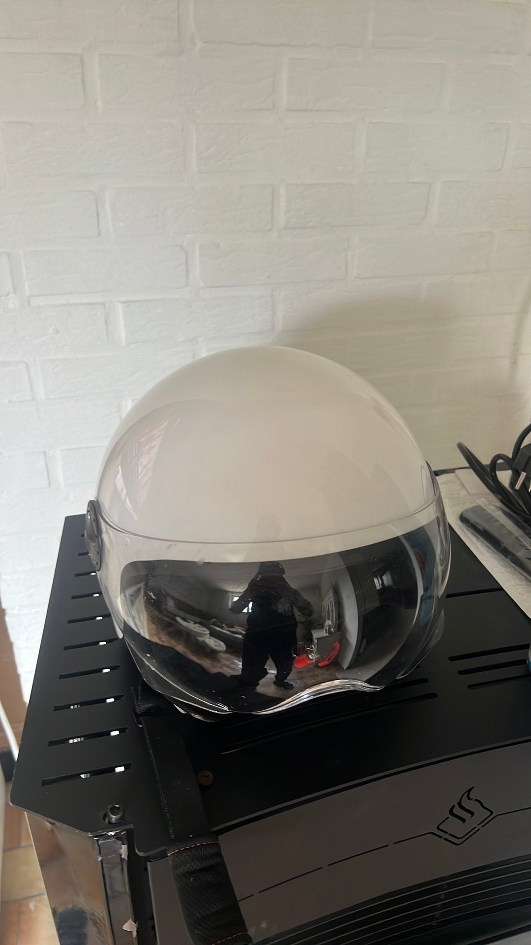 Vito jethelm, Fietsen en Brommers, Brommerhelmen, Ophalen, Zo goed als nieuw, Medium