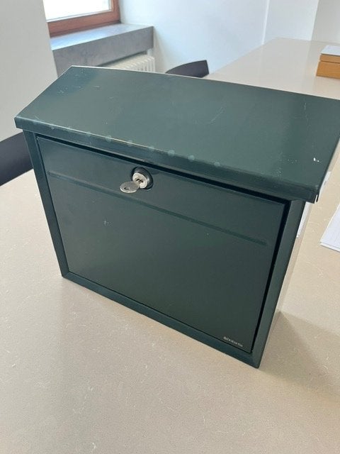 brievenbus brabantia, Tuin en Terras, Brievenbussen, Ophalen, Gebruikt, Staal, Wandbrievenbus