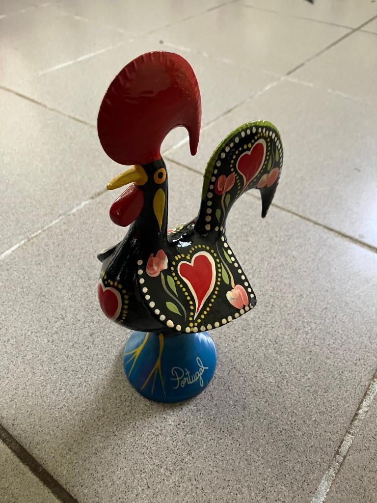 beeldje Portugese haan Galo de Barcelos, Ophalen of Verzenden, Gebruikt