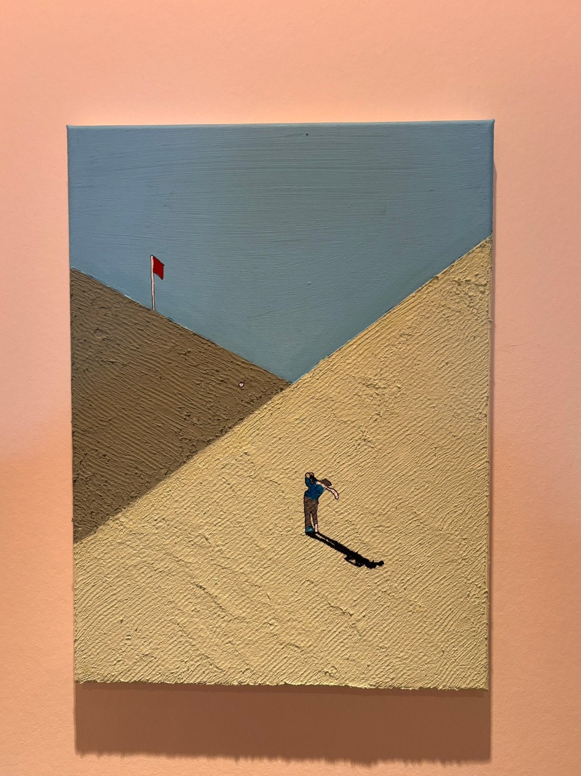 Schilderij ‘Hole 18’, Antiek en Kunst, Ophalen of Verzenden