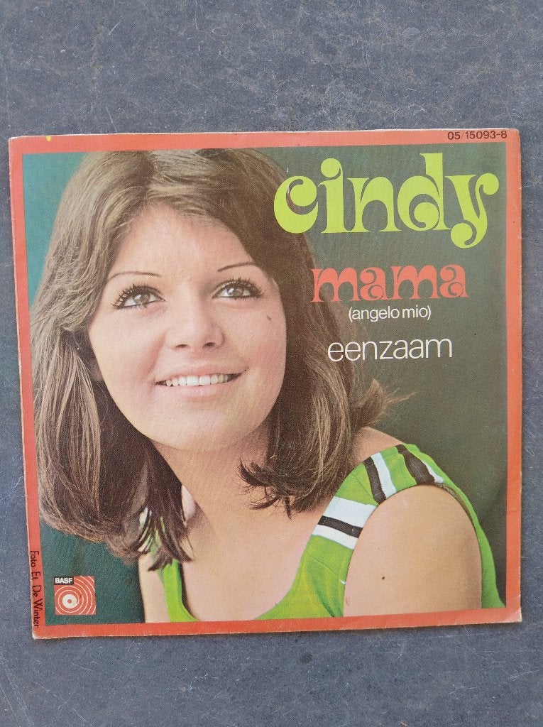 Cindy: "Mama (Angelo Mio)"/Cindy-SETJE!, Cd's en Dvd's, Vinyl | Nederlandstalig, Fotohoes, Ophalen of Verzenden