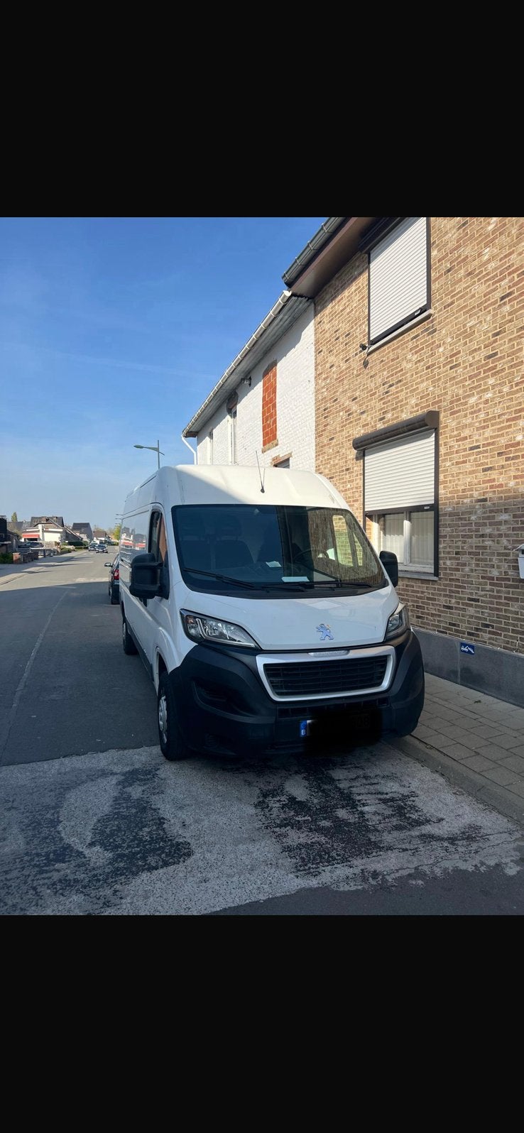 Peugeot boxer, Voorwielaandrijving, Stof, Wit, Particulier