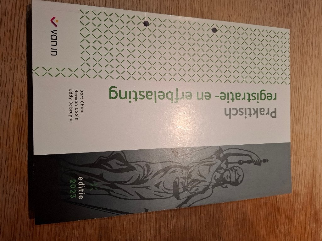 Handboek Praktisch registratie- en erfbelasting, Boeken, Ophalen of Verzenden, Nieuw, Hogeschool