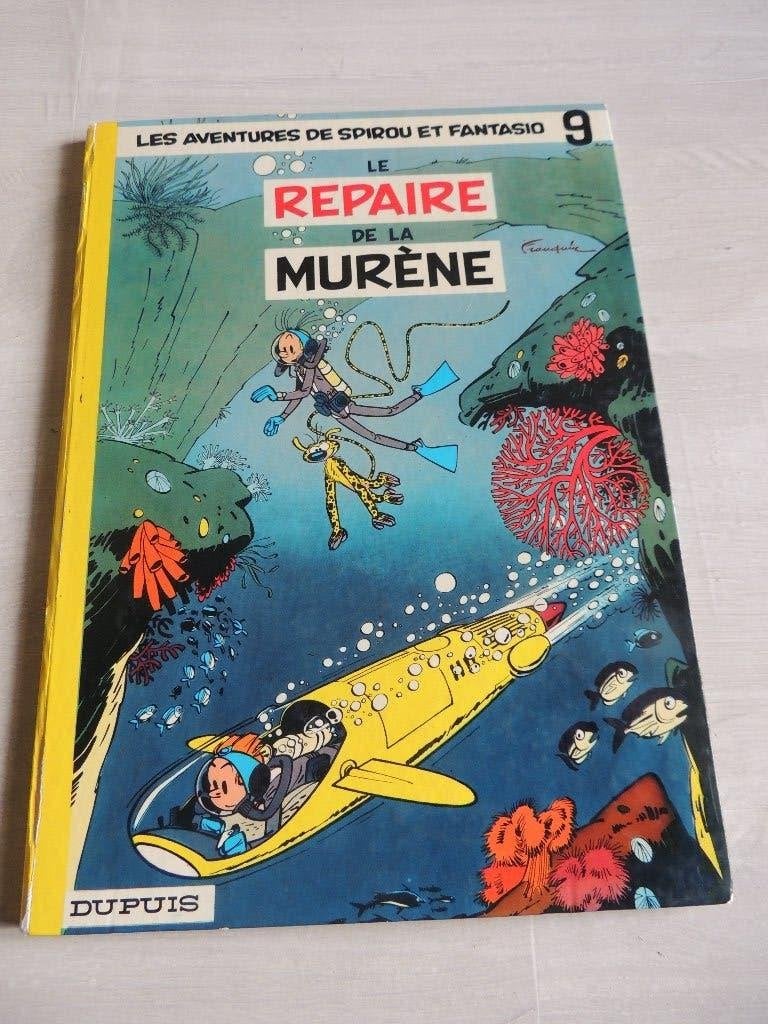 9 SPIROU ET FANTASIO LE REPAIRE DE LA MURENE REED 1970 TBE, Enlèvement ou Envoi, Une BD, Utilisé, Franquin