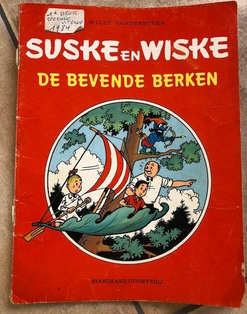 Suske en wiske DE BEVENDE BERKEN 1ste druk 1984: 30 euro, Boeken, Eén stripboek, Ophalen, Gelezen, Willy Vandersteen