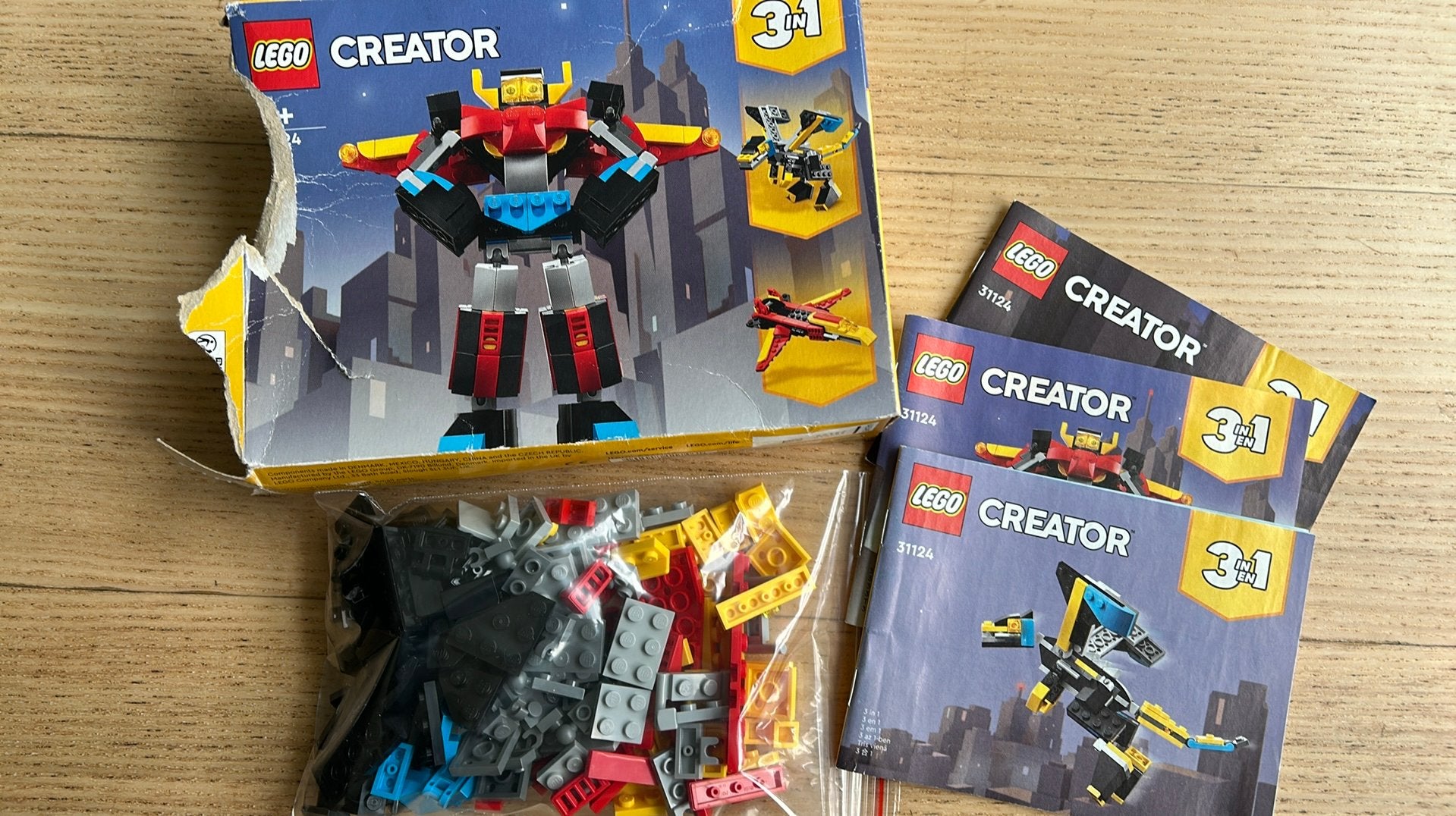 Lego Creator 31124, compleet, Gebruikt, Lego, Inclusief instructies, Ophalen of Verzenden