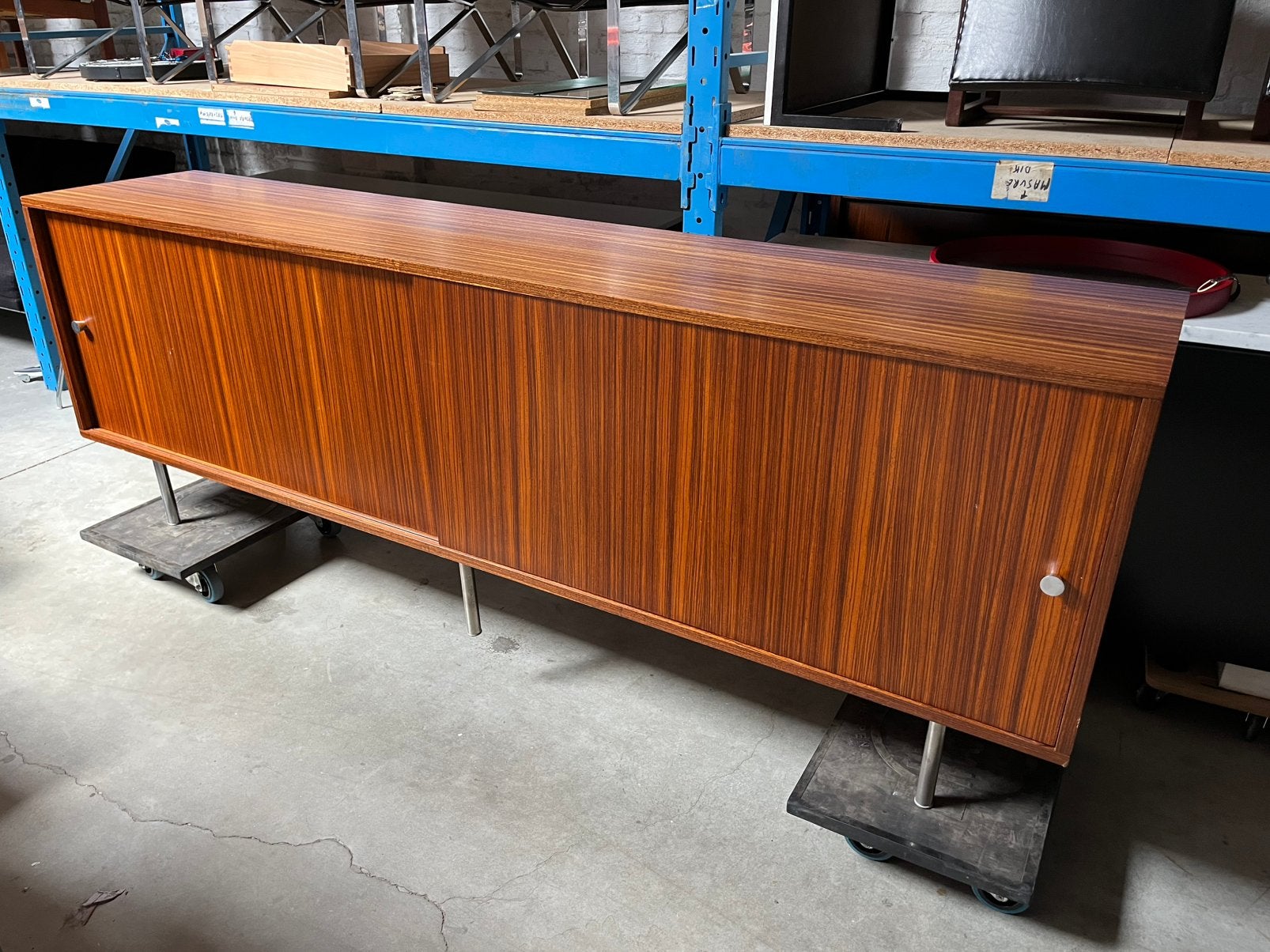 Vintage dressoir, Métal, 25 à 50 cm, 200 cm ou plus, Vintage
