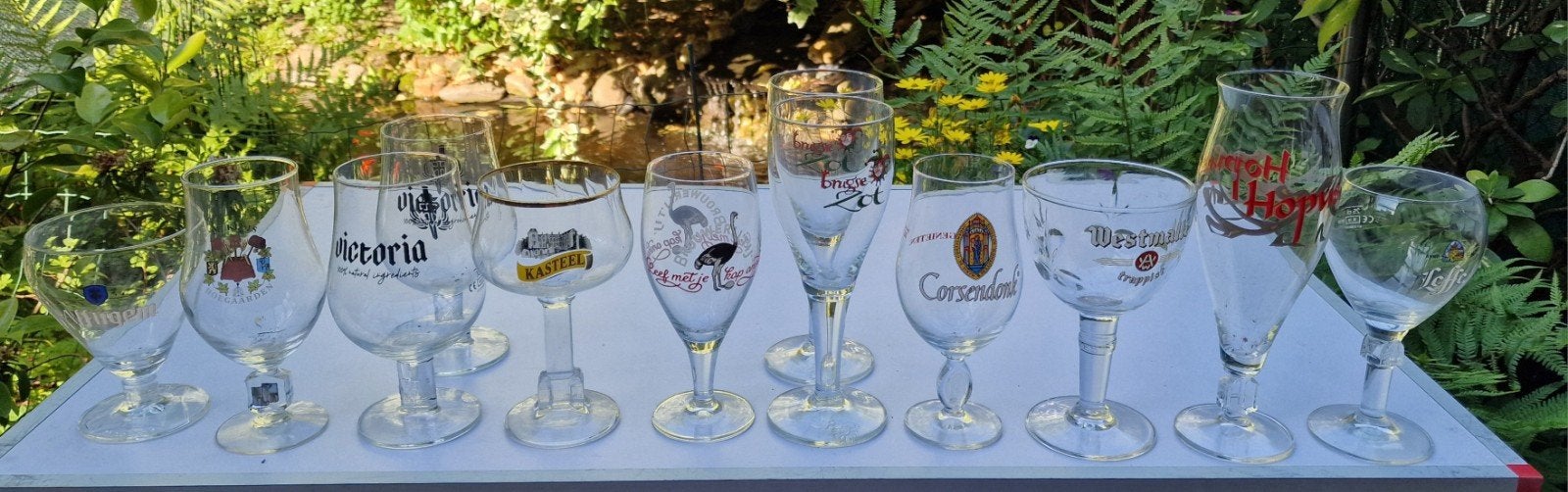 Set de 10 verres à bière différents, Enlèvement