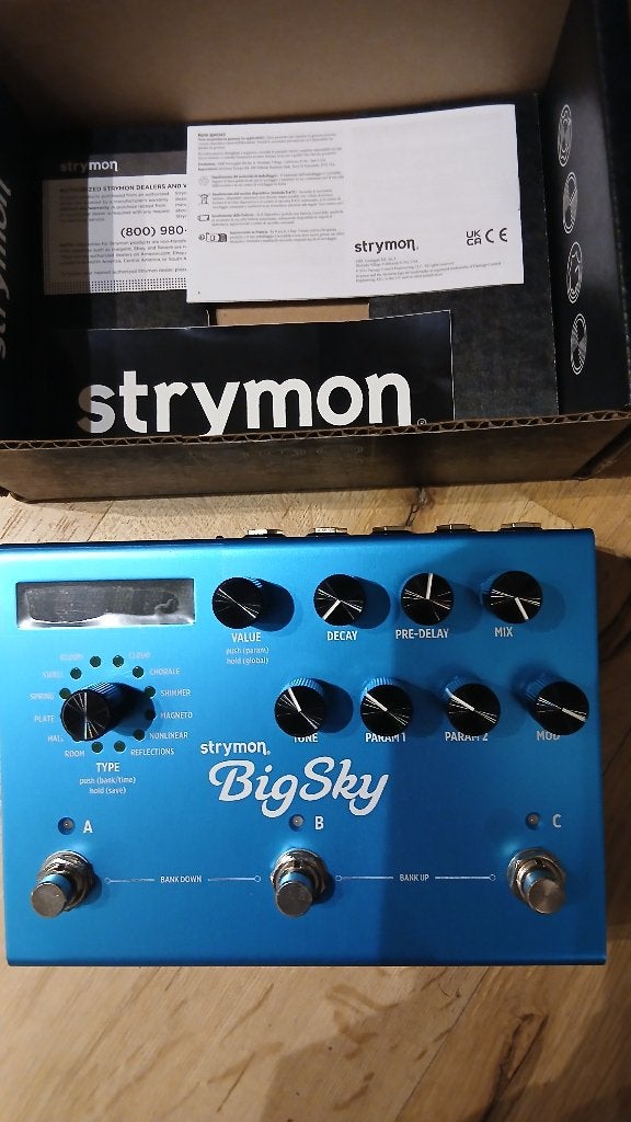 Soma Warp en Strymon Big Sky (Bigsky)  | GLOEDNIEUW!!, Muziek en Instrumenten, Ophalen of Verzenden, Nieuw, Delay of Echo