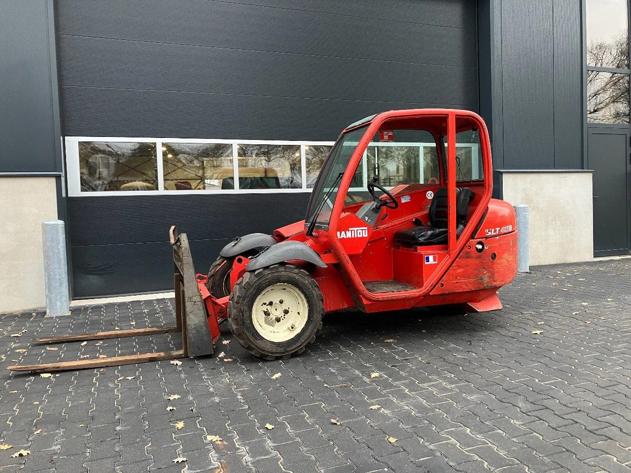 Manitou SLT 415e twisco verreiker/wiellader, Chariot télescopique